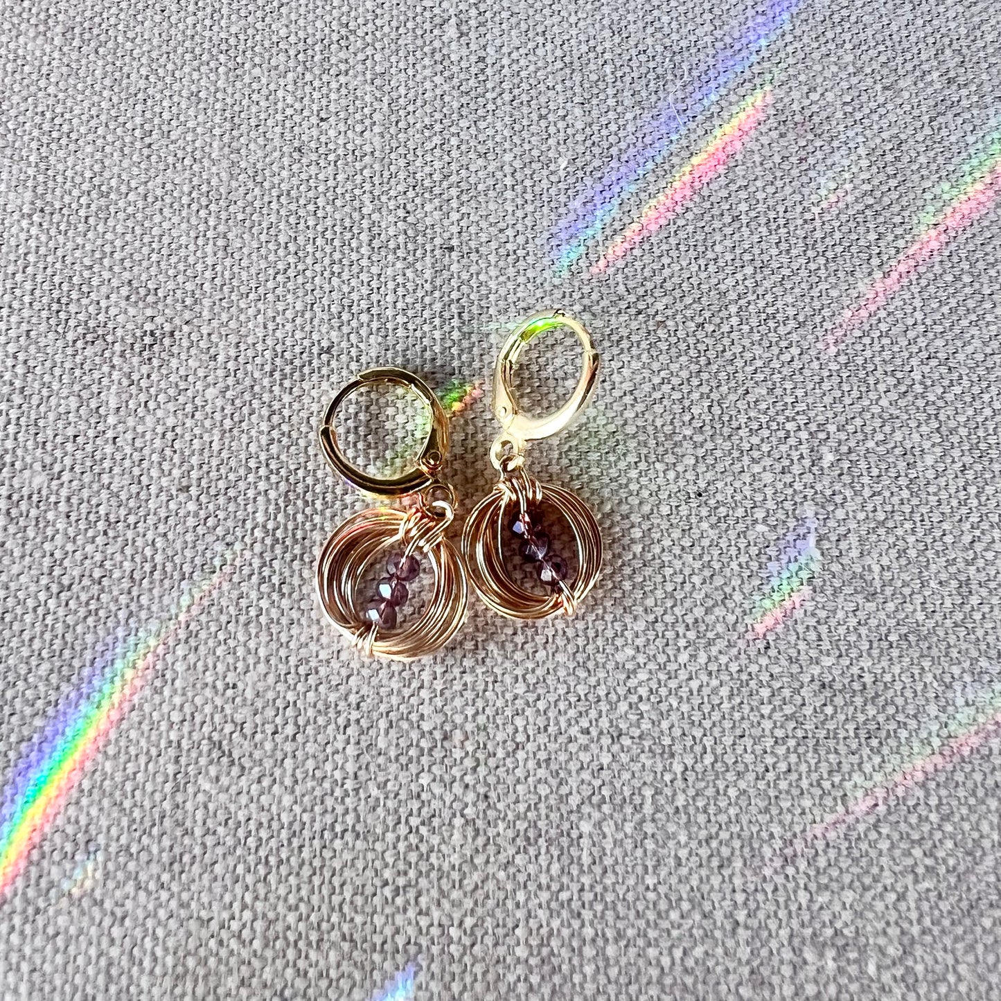Solar Eclipse Balance Earrings - In 3 Tones