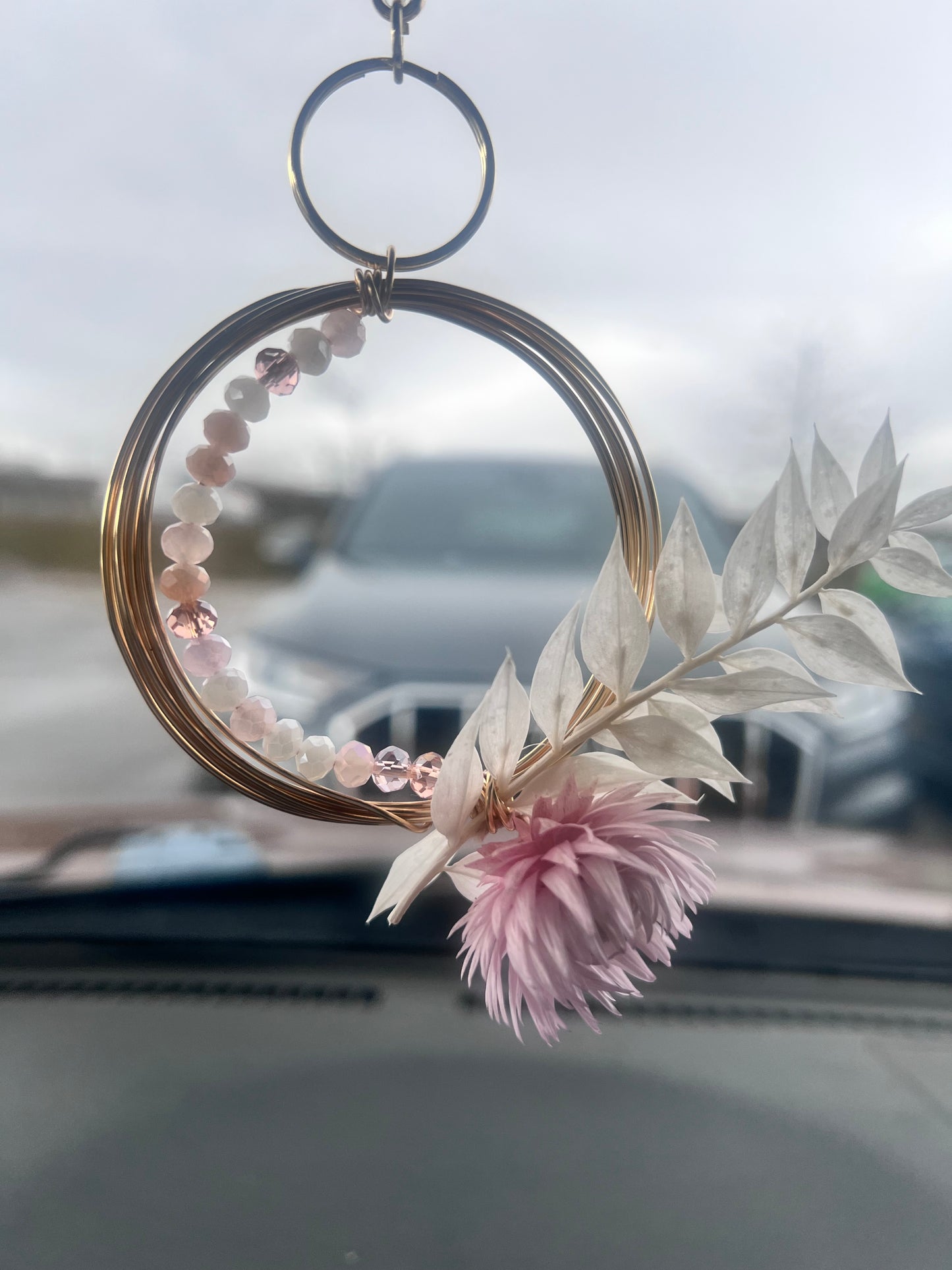 Eclipse Crescent  Forager Light Catcher -  Blush Gradient - 2 Sizes